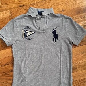 Polo by Ralph Lauren Gray Polo with Navy Accents